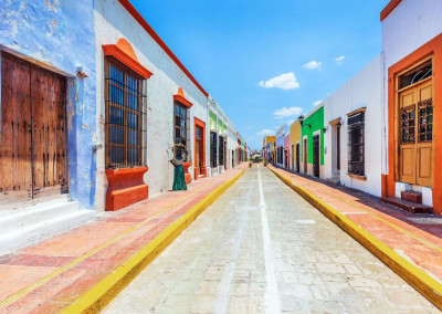 Street in the Old Town of San Francisco de Campeche 1200x853