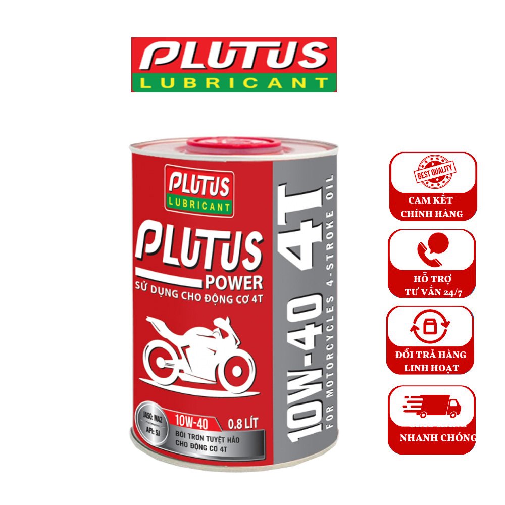Dầu nhớt xe máy PLUTUS bảo vệ động cơ của bạn