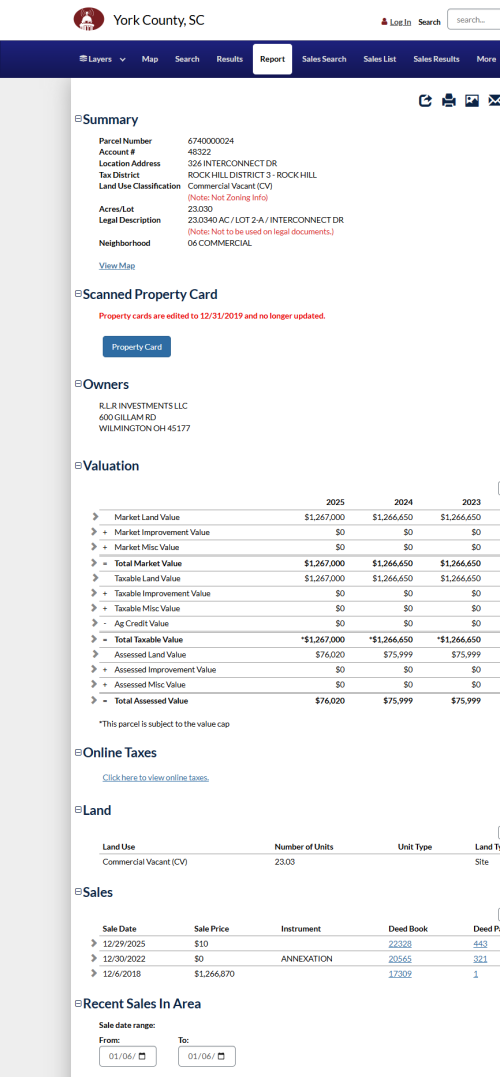 Opera Snapshot 2026 01 06 204920 qpublic.schneidercorp.com