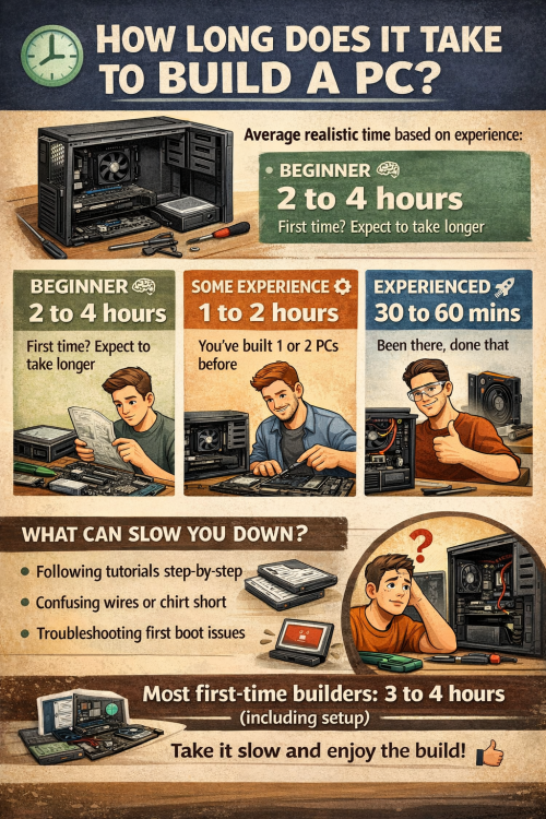 How long to build a PC 