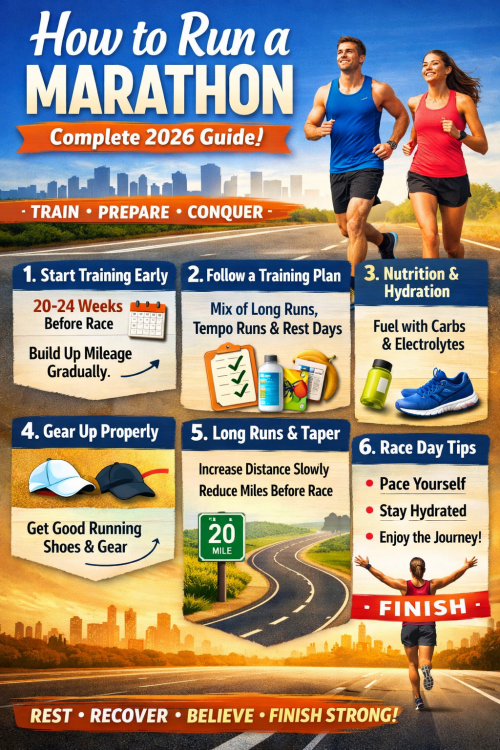 How to run a marathon guide