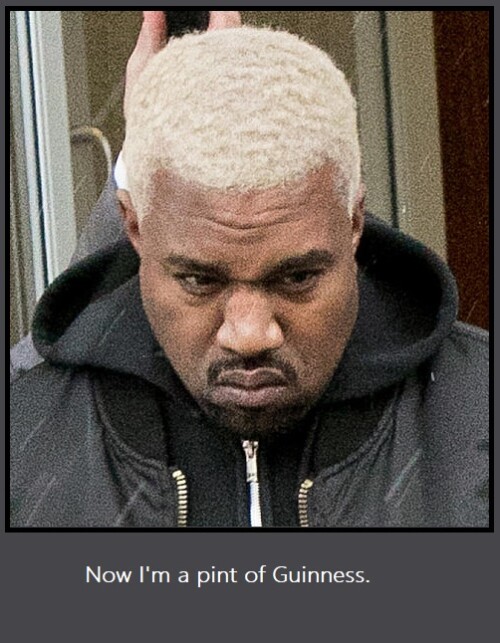 Kanye West blond