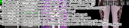 Missing mods