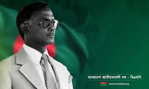 শহীদ রাষ্ট্রপতি জিয়াউর রহমান বীর উত্তম এর ৪৫তম শাহাদৎবার্ষিকী উপলক্ষে বিএনপি’র কর্মসূচি