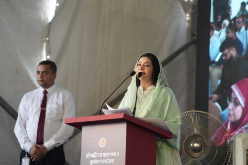 ‘শিশু স্বর্গ মডেল’ বিষয়ক কর্মসূচির উদ্বোধন করলেন ডা. জুবাইদা রহমান