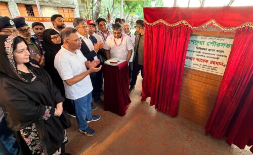 পেকুয়া পৌরসভার ভিত্তিপ্রস্তর স্থাপন করলেন প্রধানমন্ত্রী
