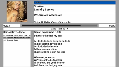 MediaPlayer3 1.0 beta local music