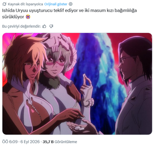 Screenshot 2026 09 06 at 09 12 21 X'te Animetrends Ishida Uryuu ofreciendo drogas y llevando a dos c